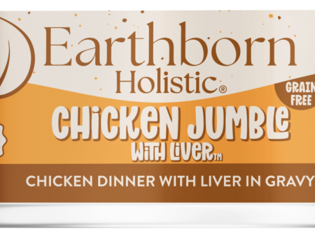 Earthborn Holistic Grain Free Chicken Jumble with Liver Canned Cat Food Sale