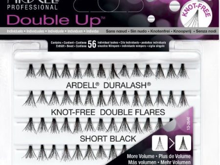 Ardell Double Up Individual Flare Lashes- Medium Black Knot Free Cheap