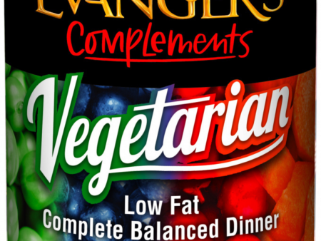 Evangers Low Fat Super Premium All Fresh Vegetarian Dinner Canine and Feline Canned Food on Sale