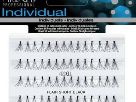 Ardell Individual Lashes (Medium Black Flare (Knot-Free) Online Sale