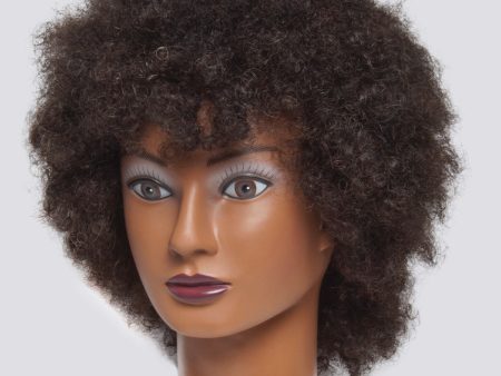 Naomi 100% Textured Human Hair Mannequin Head Sale