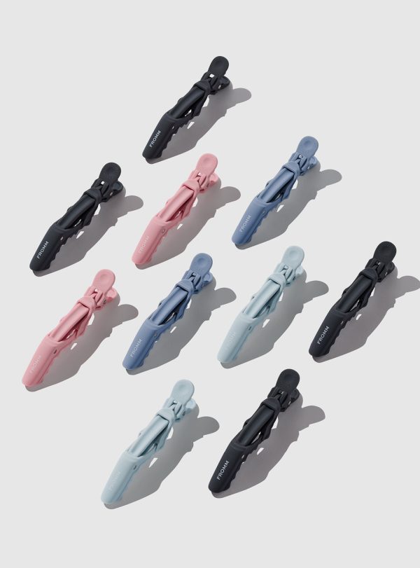 Soft Matte Gator Clips 10-pack - Multicolor For Sale