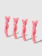 Soft Matte Gator Clips 4-pack - Pink Supply