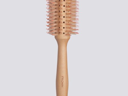 Mission Sleek 1.25  Round Wood Hair Brush Online