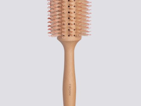 Mission Sleek 1.75  Round Wood Hair Brush Online Hot Sale