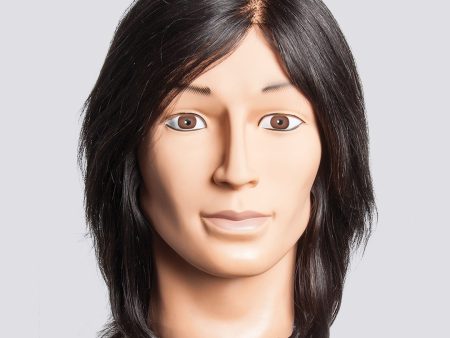 Aiden Male 100% Human Hair Mannequin Head Hot on Sale