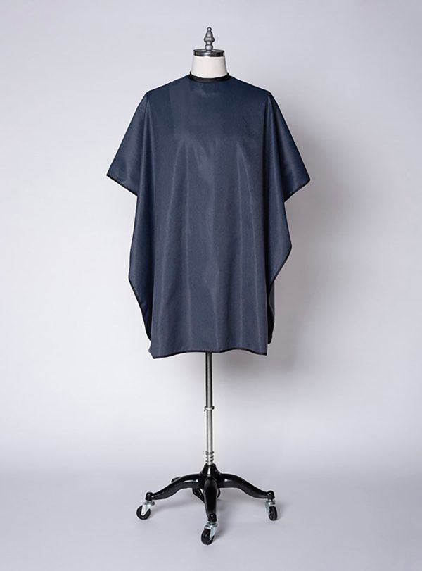 Premium Client Barber Cape - Denim Look Cheap