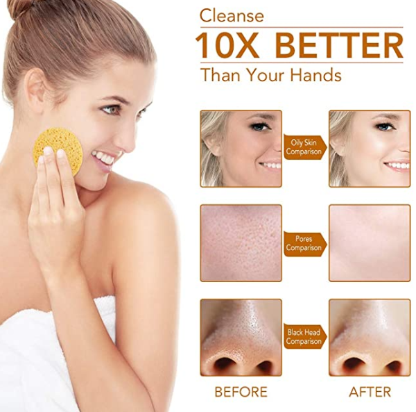 12Pcs Bag Compressed Face CleaningPuff Cleansing Sponge Washing Pad Facial Cleanser Remove Skin Care Clean For Cheap