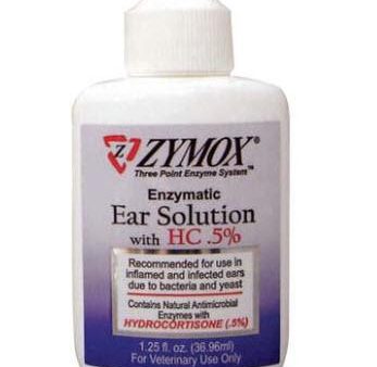 Zymox Ear Solution 1.25 oz Bottle with .5% Hydrocortisone Online