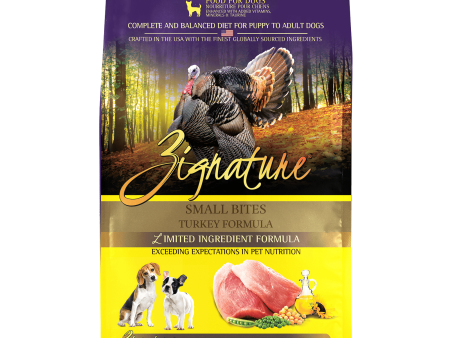 Zignature Small Bites Limited Ingredient Turkey Formula Dog Food on Sale