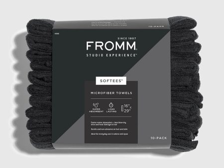 Softees Microfiber Towels - 10 Pack - Black Online