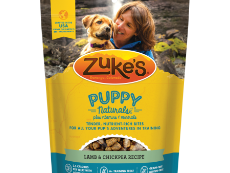 Zukes Puppy Naturals Grain Free Lamb and Chickpea Dog Treats Sale