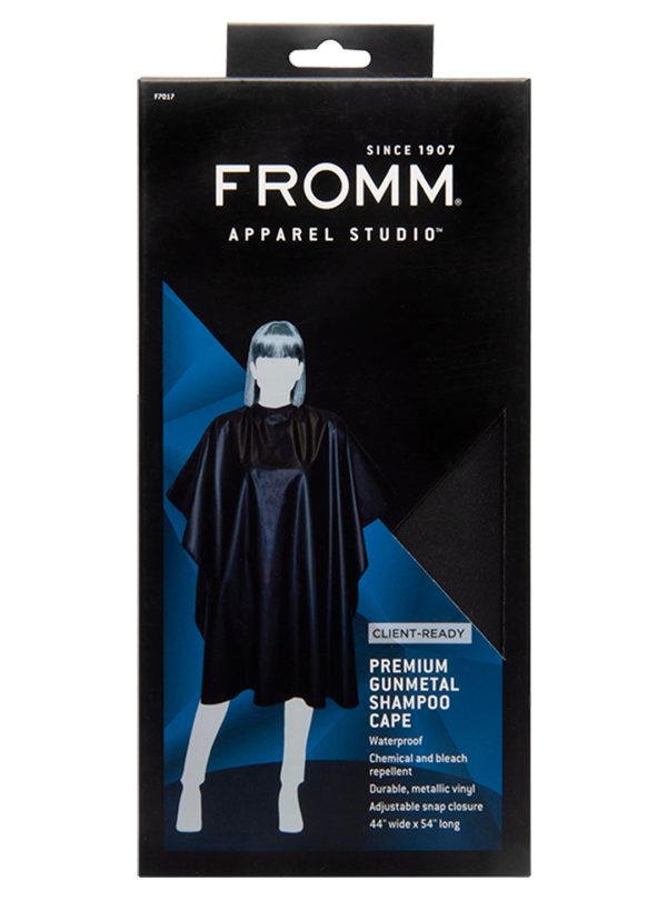 Premium Client Shampoo Cape - Gunmetal For Cheap