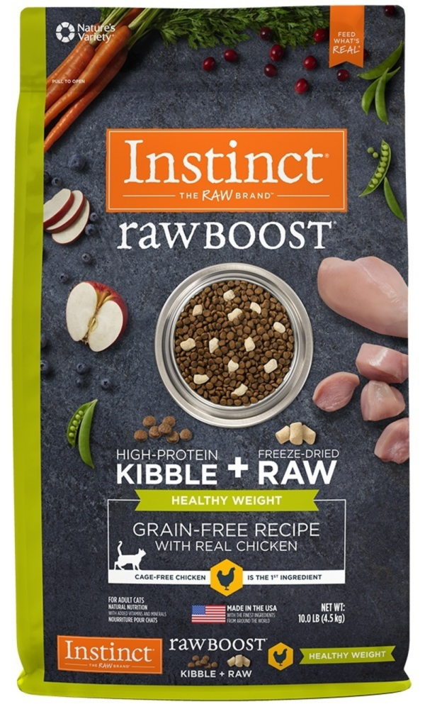 Instinct Raw Boost Healthy Weight Grain-Free Chicken Dry Cat Food Online Hot Sale