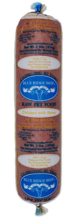 Blue Ridge Beef Frozen Dog & Cat Food Chicken with Bone Online