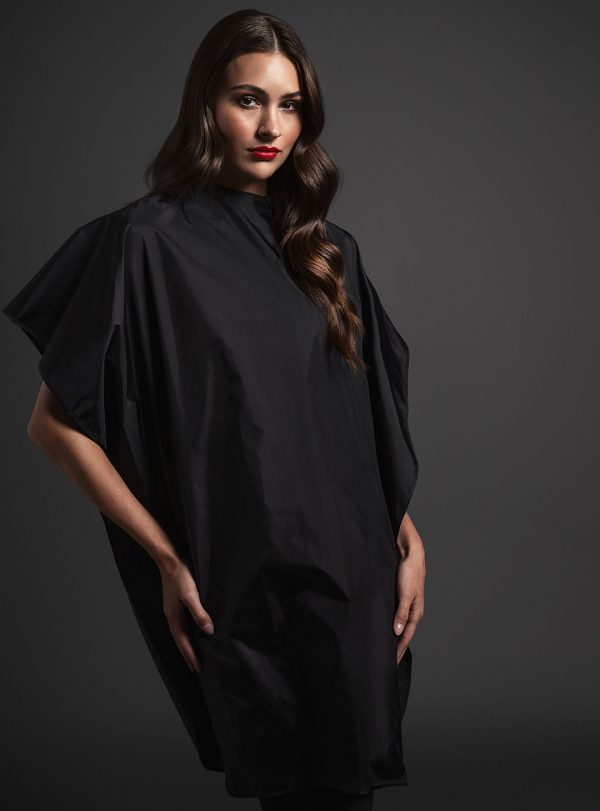 Client All Purpose Salon Cape - Black on Sale