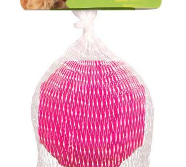 Worldwise GoDog Silent Squeaker Ball Orange & Pink For Discount