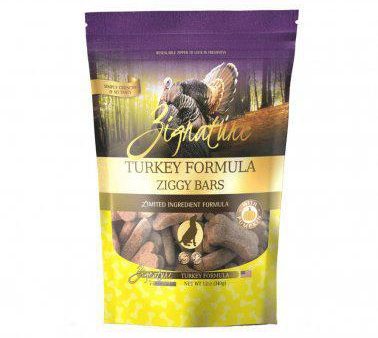 Zignature Dog Treat GF Ziggy Bars Turkey 12 oz Online Hot Sale