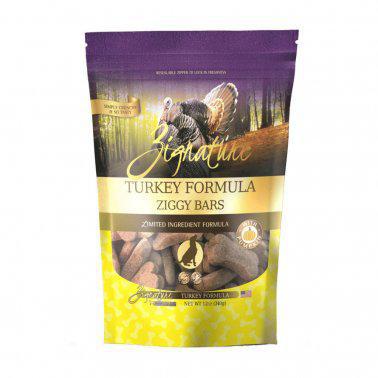 Zignature Dog Treat GF Ziggy Bars Turkey 12 oz Online Hot Sale