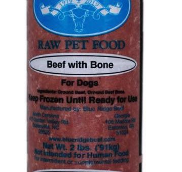 Blue Ridge Beef Frozen Dog Food Beef with Bone Fashion