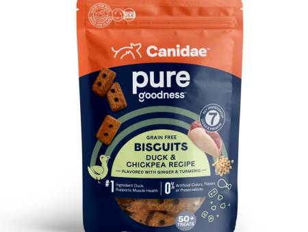 Canidae Grain Free PURE Heaven Biscuits with Duck and Chickpeas Dog Treats For Cheap