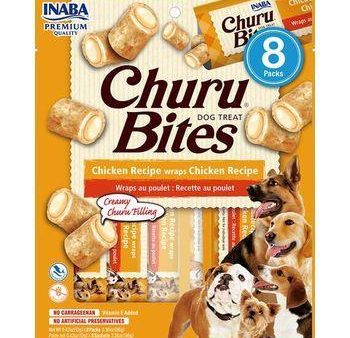 Ciao Dog Churu Bites Chicken Recipe Wrap Chick 3.36 oz Sale