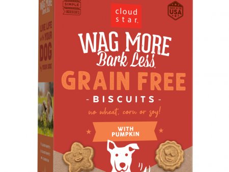 Cloud Star Wag More Bark Less Oven Baked Grain Free Pumpkin Dog Treats Discount