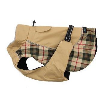 Doggie Design - Alpine All-Weather Dog Coat - Beige Plaid Sale