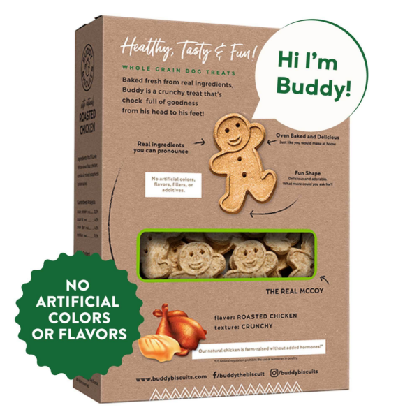 Buddy Biscuits Crunchy Roasted Chicken Dog Treats Fashion