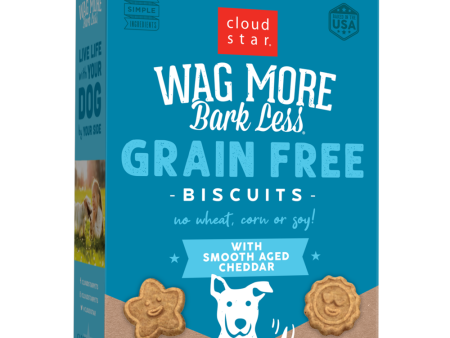 Cloud Star Wag More Bark Less Oven Baked Gain Free Smooth Aged Cheddar Dog Treats For Discount