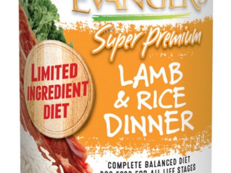 Evangers Super Premium Lamb and Rice Canned Dog Food Online