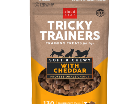 Cloud Star Tricky Trainers Soft & Chewy Cheddar Dog Treats Hot on Sale