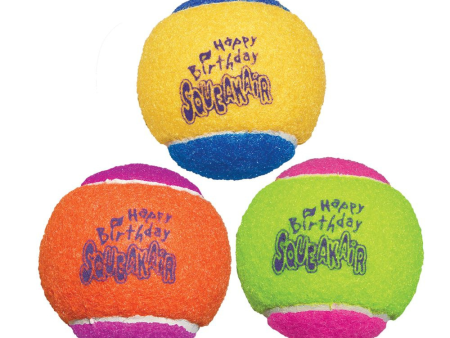 KONG AirDog Squeakair Birthday Balls Dog Toy Discount