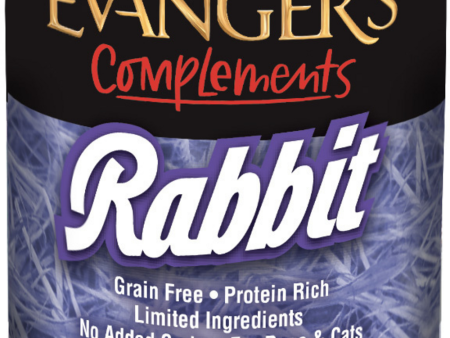 Evangers Grain Free Rabbit  Canned Dog and Cat Food Fashion