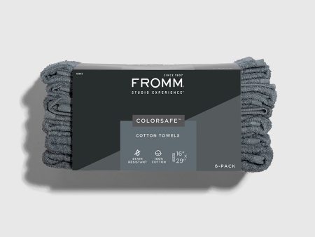 ColorSafe 100% Cotton Towels - 6 Pack - Grey Online