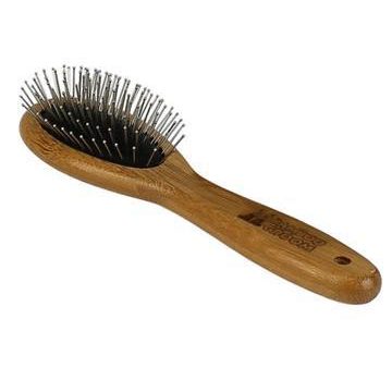 Bamboo Groom Oval Brush with Steel Pins Fashion