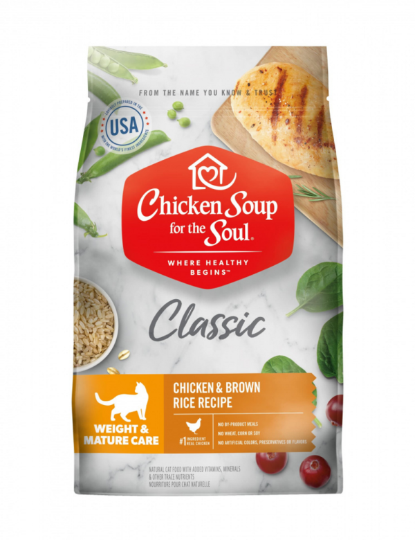 Chicken Soup For The Soul Weight & Mature Care Dry Cat Food For Sale