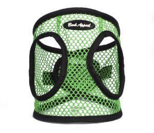 Bark Appeal Step In Harness Netted Lime Green Discount