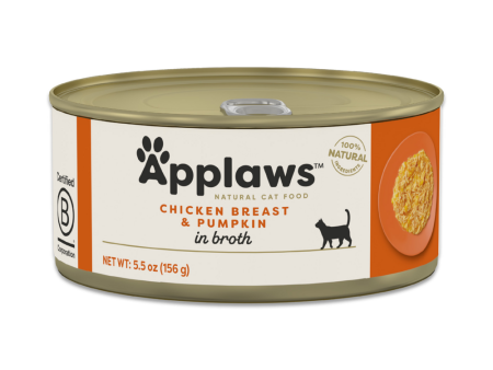 Applaws Natural Wet Cat Food Chicken Breast with Pumpkin in Broth Online now