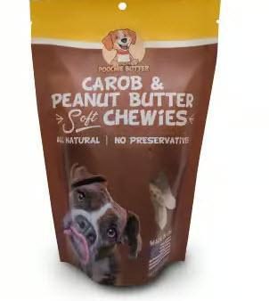 Dilly s Poochie Butter - Peanut Butter + Carob Soft Chews 8oz For Discount