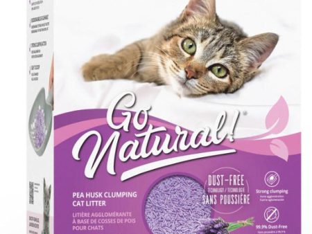 Catit Go Natural! Pea Husk Clumping Cat Litter - Lavender - 14 L box Online Hot Sale