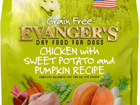 Evangers Grain Free Chicken Sweet Potato and Pumpkin Dry Dog Food Online Hot Sale