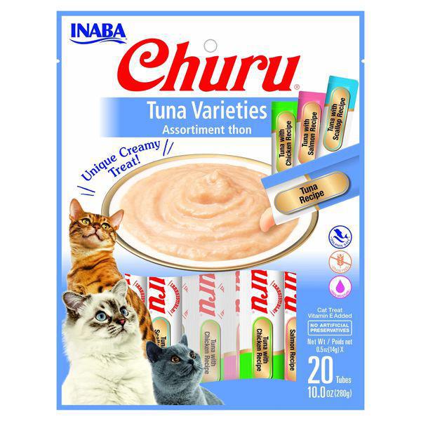 Ciao Cat Churu Purees Tuna Variety 20 Tube Bag Discount