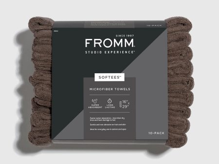 Softees Microfiber Towels - 10 Pack - Chocolate Online Hot Sale