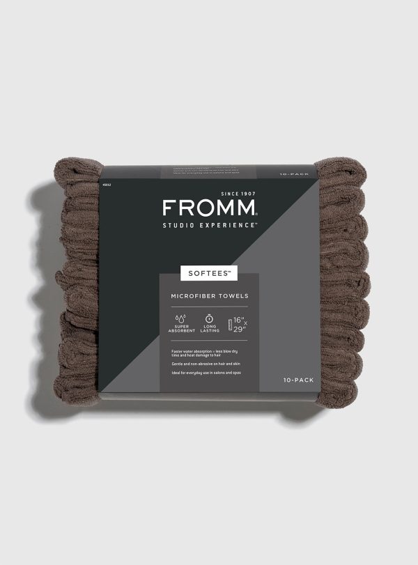 Softees Microfiber Towels - 10 Pack - Chocolate Online Hot Sale