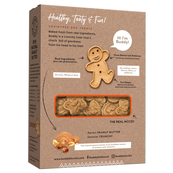 Buddy Biscuits Crunchy Grain Free Peanut Butter Dog Treats Online