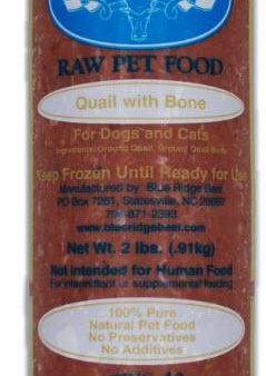 Blue Ridge Beef Frozen Dog & Cat Food Quail with Bone Online