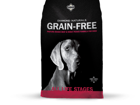 Diamond Naturals Grain Free Beef & Sweet Potato Dry Dog Food on Sale