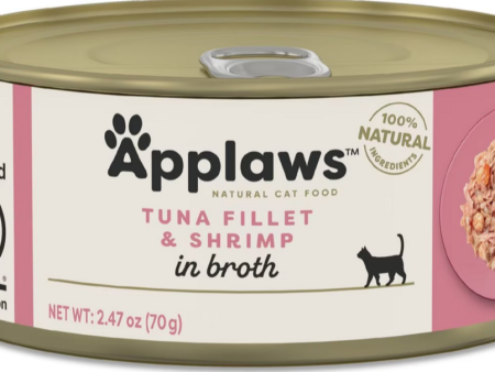 Applaws Natural Wet Cat Food Tuna with Shrimp in Broth For Cheap