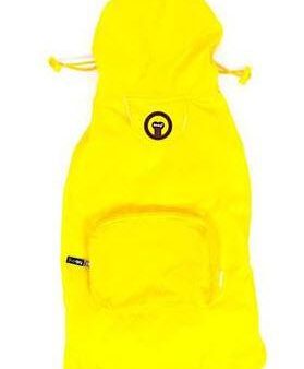 Fab Dog Raincoat Packable Yellow Hot on Sale